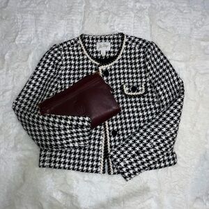 “Must Be Cartier” Clutch/ Wristlet in Bordeaux